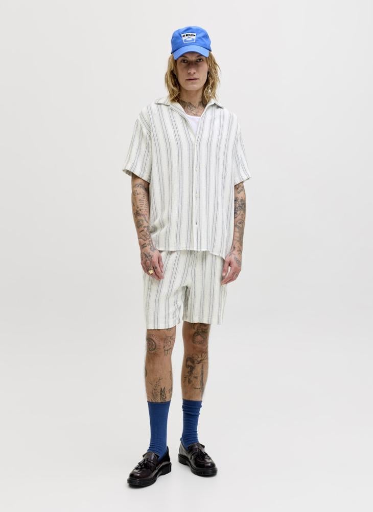JACK & JONES Striped Short Sleeve Shirt - Image 4
